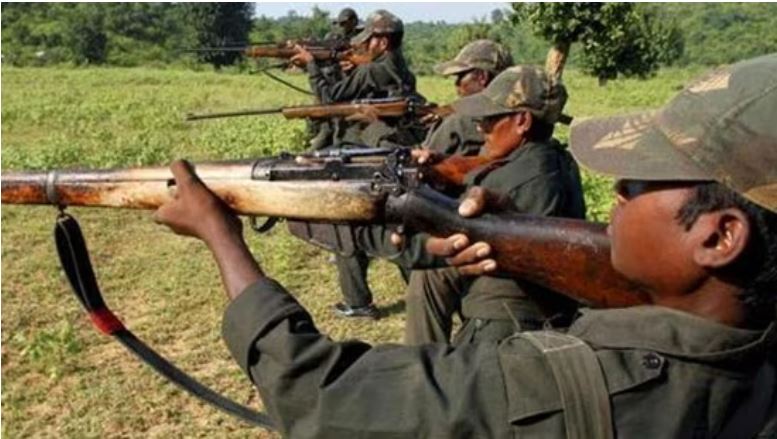 Maoist cadres surrender with weapons before Chhattisgarh Police during anti-insurgency operation