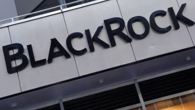 BlackRock office building representing ongoing financial fraud investigation involving an Indian-origin CEO.