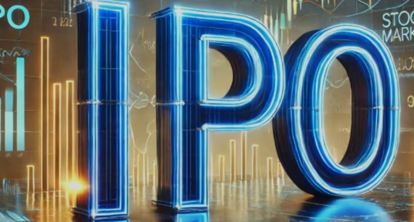 Stock market screen showing IPO listings with Groww logo and SME company symbols in focus, representing India’s active IPO week