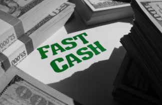 Person receiving instant loan approval on smartphone via Vizzve Finance within 24 hours.