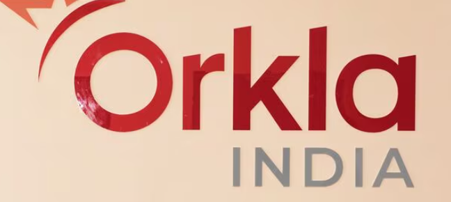 Orkla India share price chart showing muted stock market listing performance