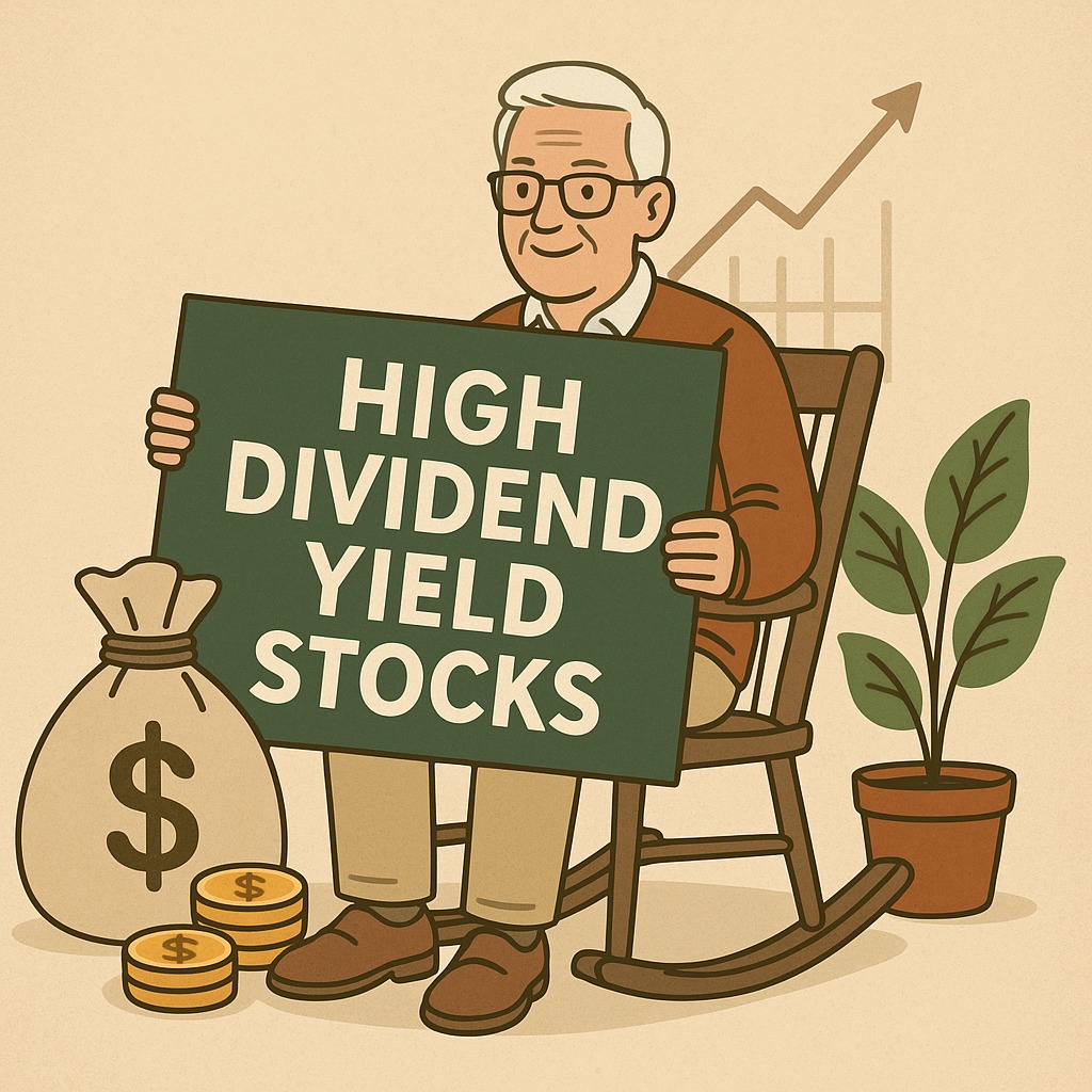 Using high dividend yield stocks can help investors secure steady income during retirement.