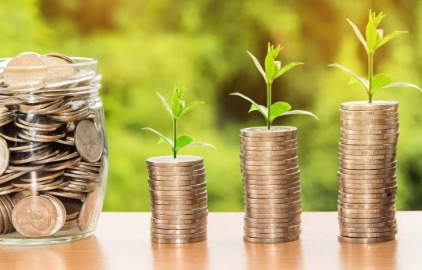 An investor reviewing a portfolio of stable dividend-paying stocks representing long-term wealth growth.