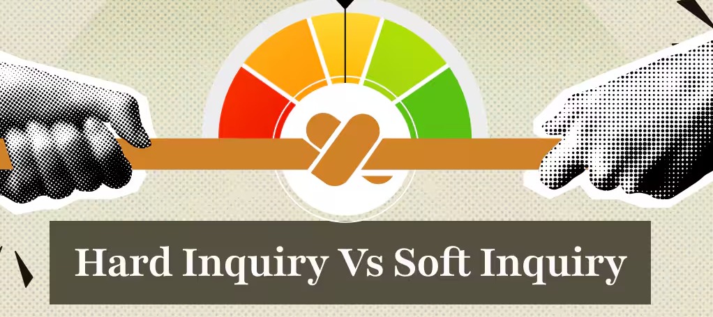 A person viewing their credit report showing hard and soft enquiries, symbolizing the impact of credit checks on loan approval.
