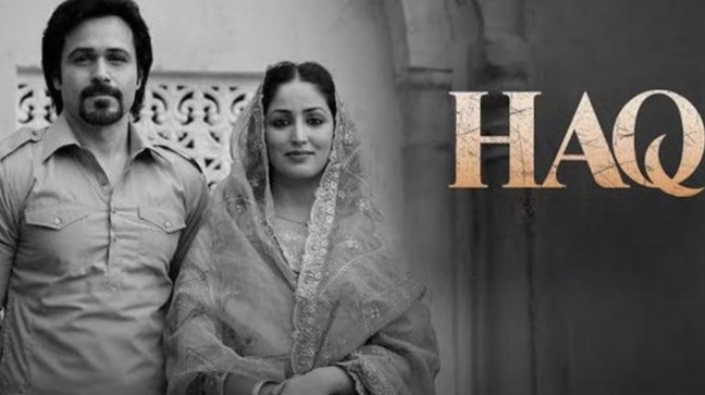 Emraan Hashmi and Yami Gautam in courtroom drama Haq, which earns ₹10 crore in three days at the box office