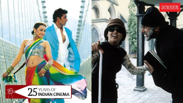 “Abhishek Bachchan and Rani Mukerji in Bunty Aur Babli (2005) representing small-town India revival in Bollywood”