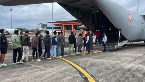 Indian Air Force repatriates 197 Indian nationals from Mae Sot, Thailand, with assistance from Thai authorities