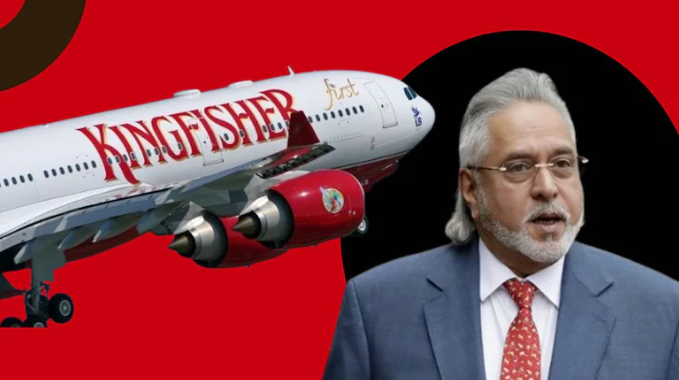 Grounded Kingfisher Airlines aircraft symbolizing financial collapse of Vijay Mallya’s airline – Vizzve Finance