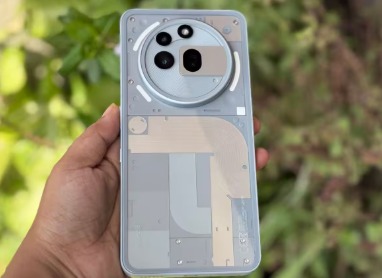 Nothing Phone 3a Lite teaser image showing the smartphone in Black and White colour variants ahead of its India launch