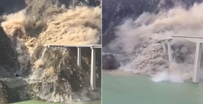 China Hongqi Bridge Collapse Video 2025 Structural Failure Analysis Vizzve Finance