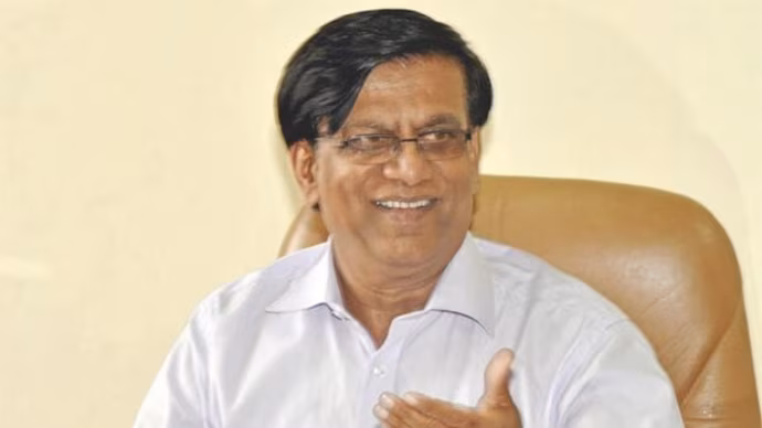 Delhi explosion site with political banners in foreground