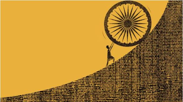 Illustration of Bharat Mata and Bangamata symbolizing unity through Vande Mataram and Amar Sonar Bangla