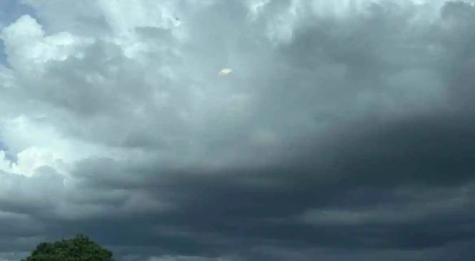 Cloudy sky and rainfall over Chennai as IMD issues weather alert for Tamil Nadu.