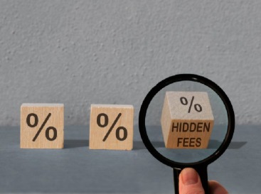 Checklist of hidden loan charges including processing fee, legal fee, valuation fee and GST.