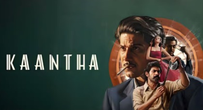 Dulquer Salmaan in a still from Kaantha as the film registers ₹4 crore opening day collection.