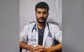 Photograph of Delhi suicide bomber Umar Mohammad dressed in a doctor’s coat