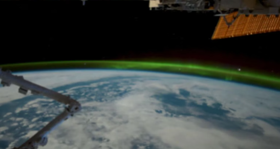 Northern Lights captured from the International Space Station by a NASA astronaut