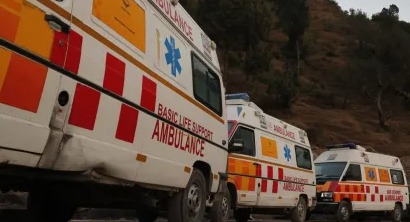 Emergency response officials coordinating help through a control room following an overseas accident involving multiple casualties.
