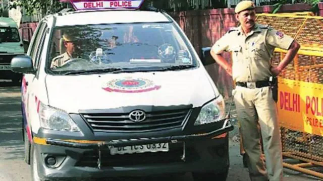 Crime scene near drain in Delhi’s Jahangirpuri where woman’s body was found
