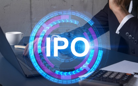 Investors checking Capillary Technologies IPO allotment status on laptop with IPO documents