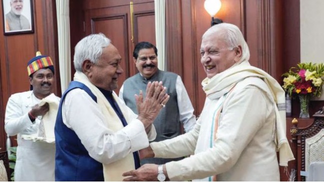 Nitish Kumar elected JD(U) legislature party leader with BJP leaders Samrat Chaudhary and Vijay Sinha likely as deputy CMs in Bihar”