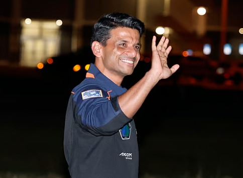 Astronaut Shubhanshu Shukla smiling while commenting on Bengaluru traffic congestion