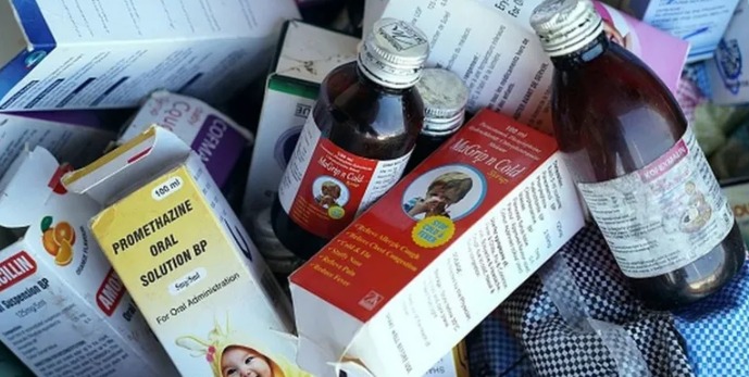 Cough syrup bottles under inspection for safety lapses