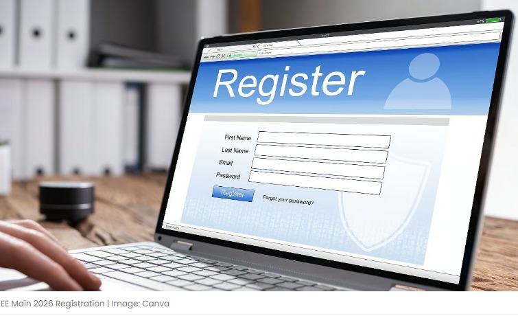 Students filling JEE Main 2026 registration form online