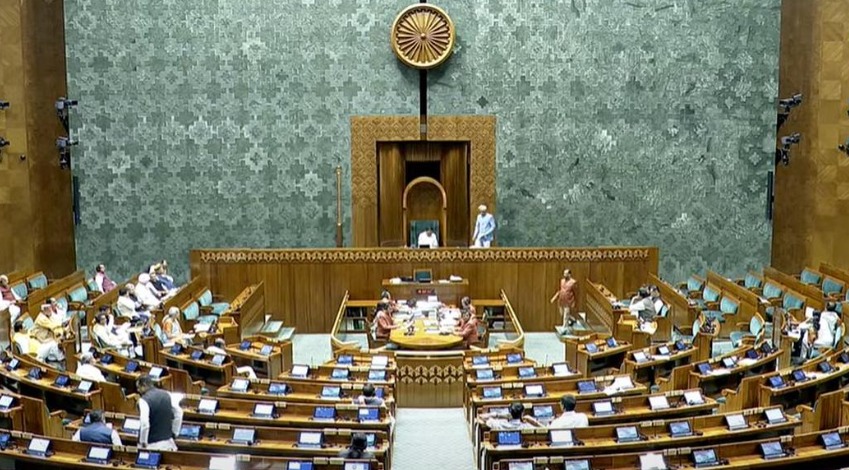 Parliament of India during Winter Session discussing financial reform bills