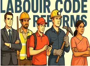 Indian Parliament discussing new labour reforms including 1-year gratuity