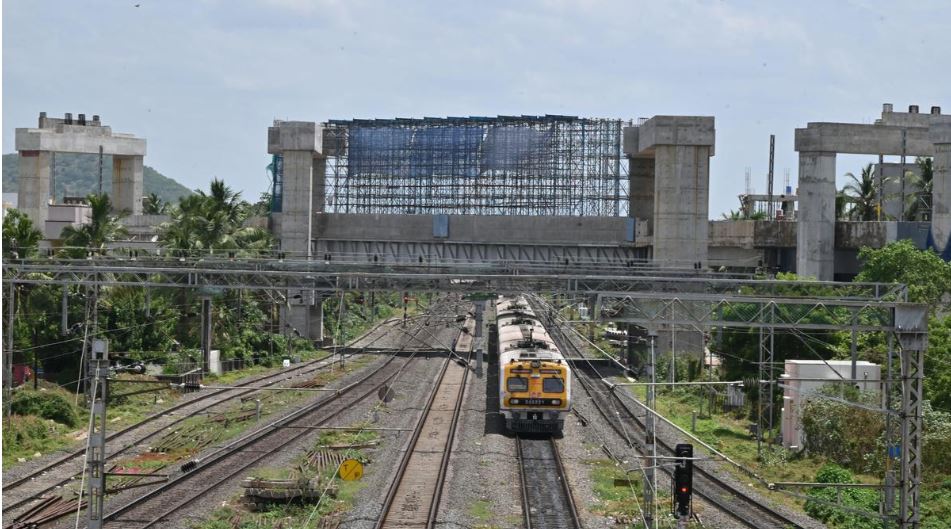 Chennai MRTS train after CMRL infrastructure upgrade with increased service frequency