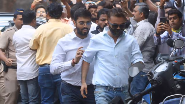 Siddhanth Kapoor visiting Mumbai Police station for narcotics case statement