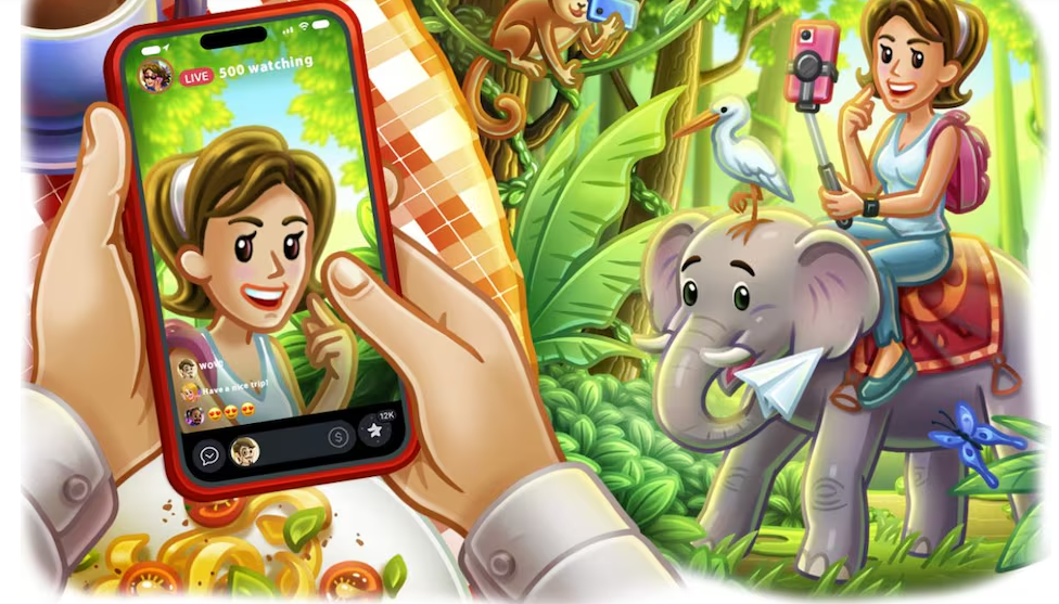 Telegram update introducing Live Stories and new creator-focused tools