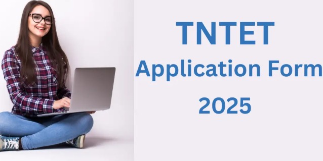 Students checking TNTET 2025 answer key online on laptop