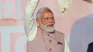 Celebrations after NDA wins 2025 Bihar Assembly elections — supporters with flags and banners in Bihar