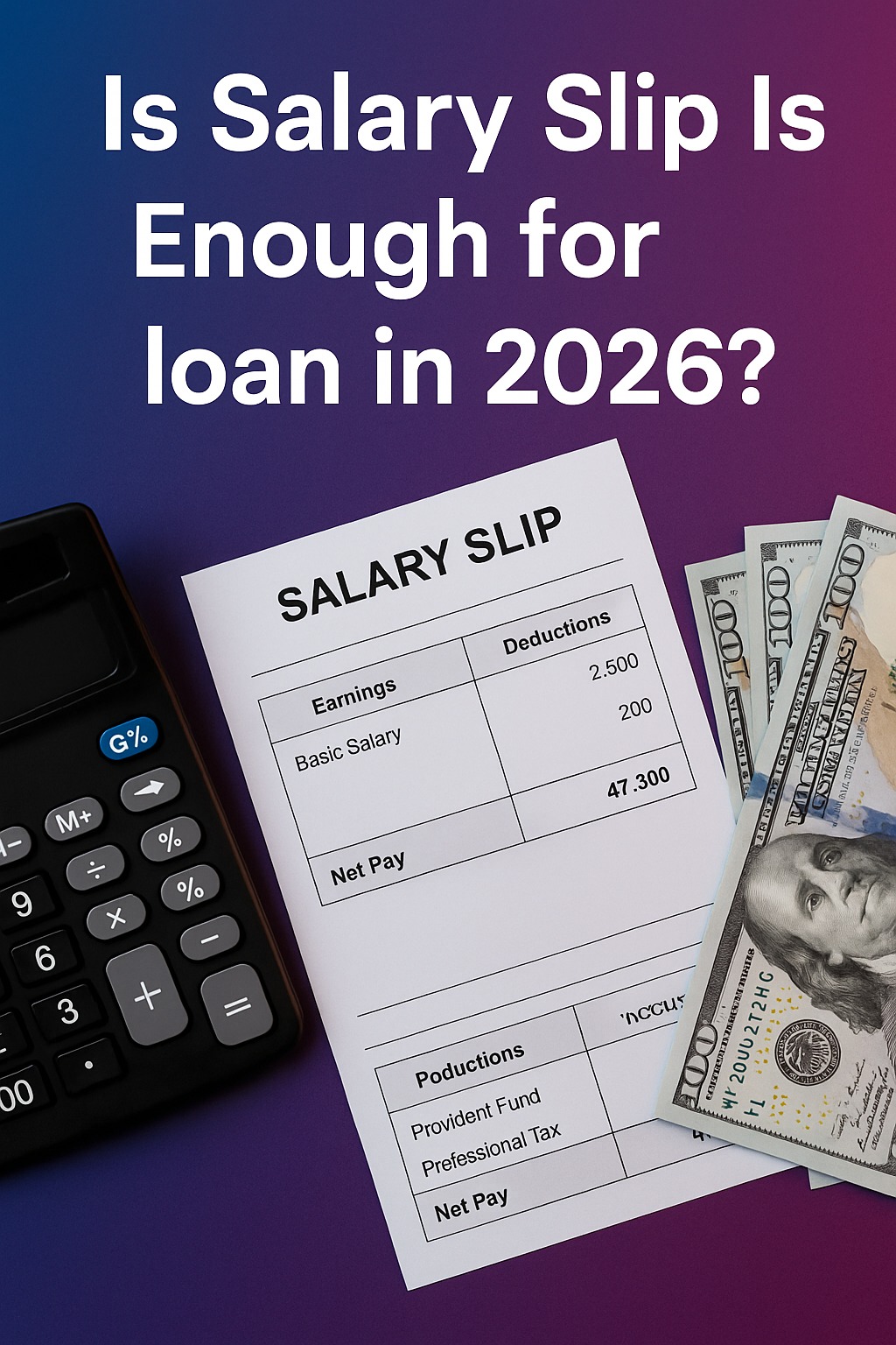 2026 guide explaining how salary slip–based personal loans work for salaried employees in India using Vizzve Financial support.