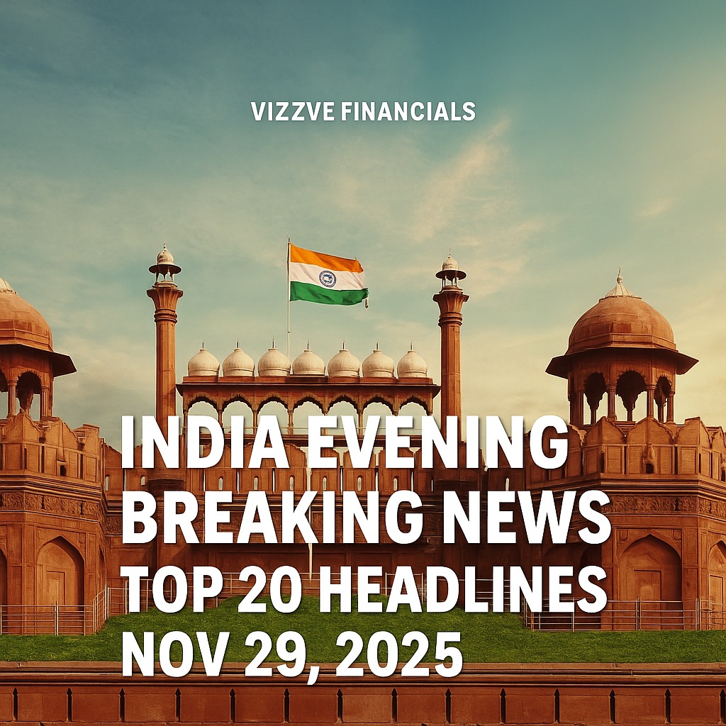 Top 20 trending India news update from 3 PM to 6 PM on November 29 2025