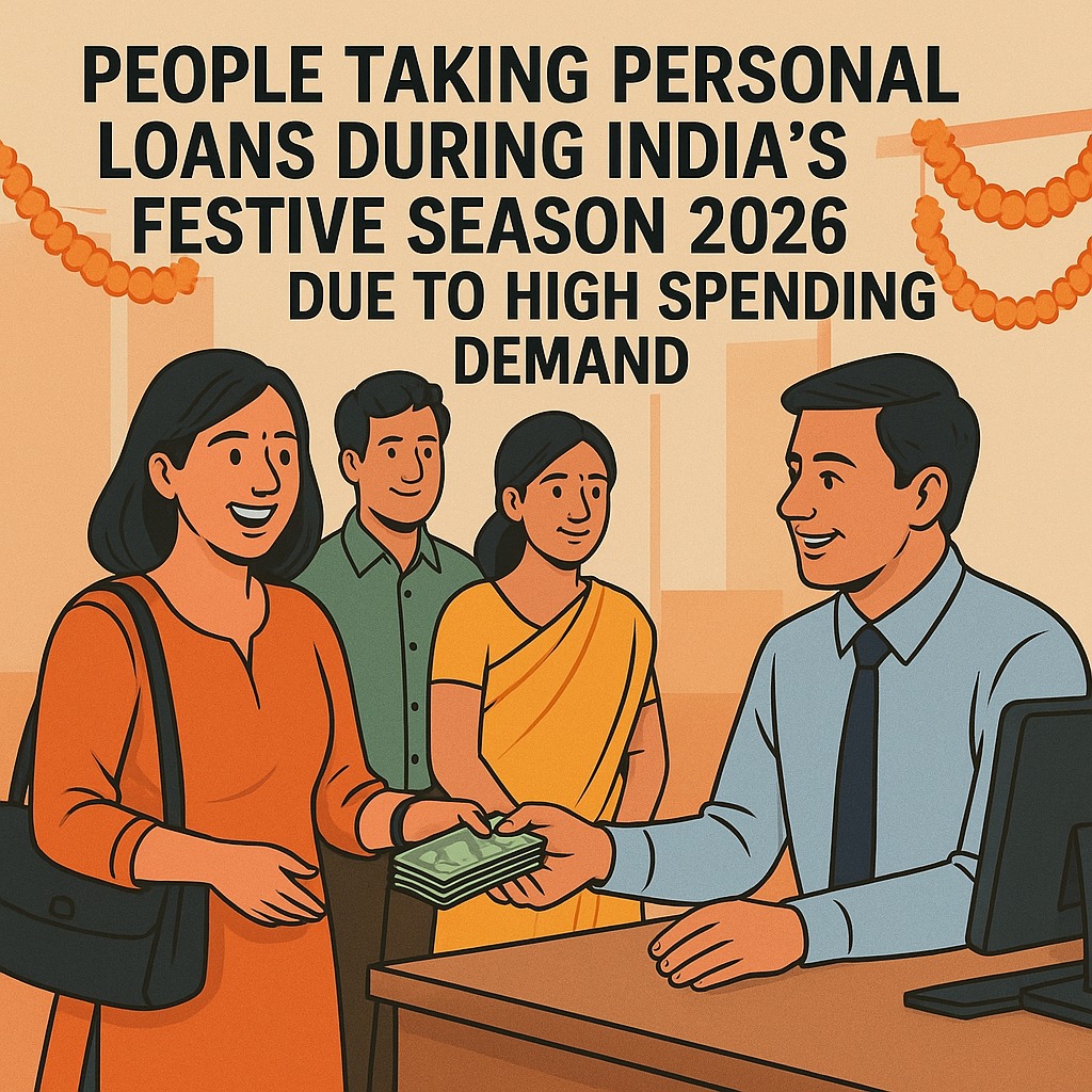 People taking personal loans during India’s festive season 2026 due to high spending demand.