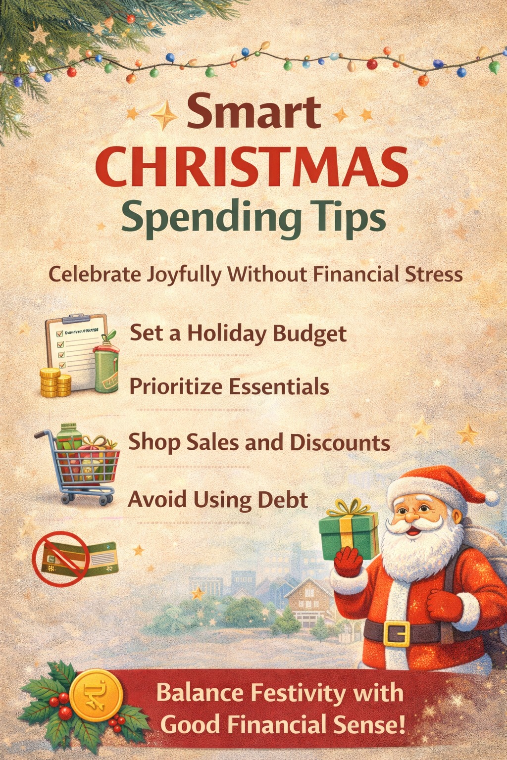 Smart Christmas spending tips to celebrate joyfully without financial stress