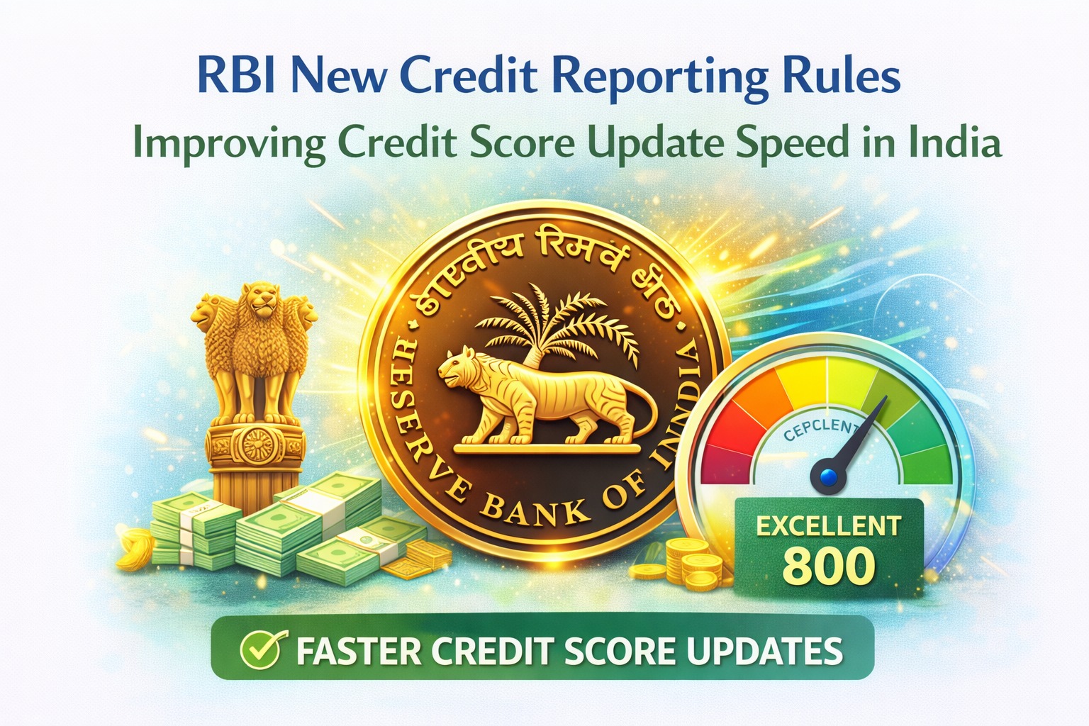 RBI new credit reporting rules improving credit score update speed in India