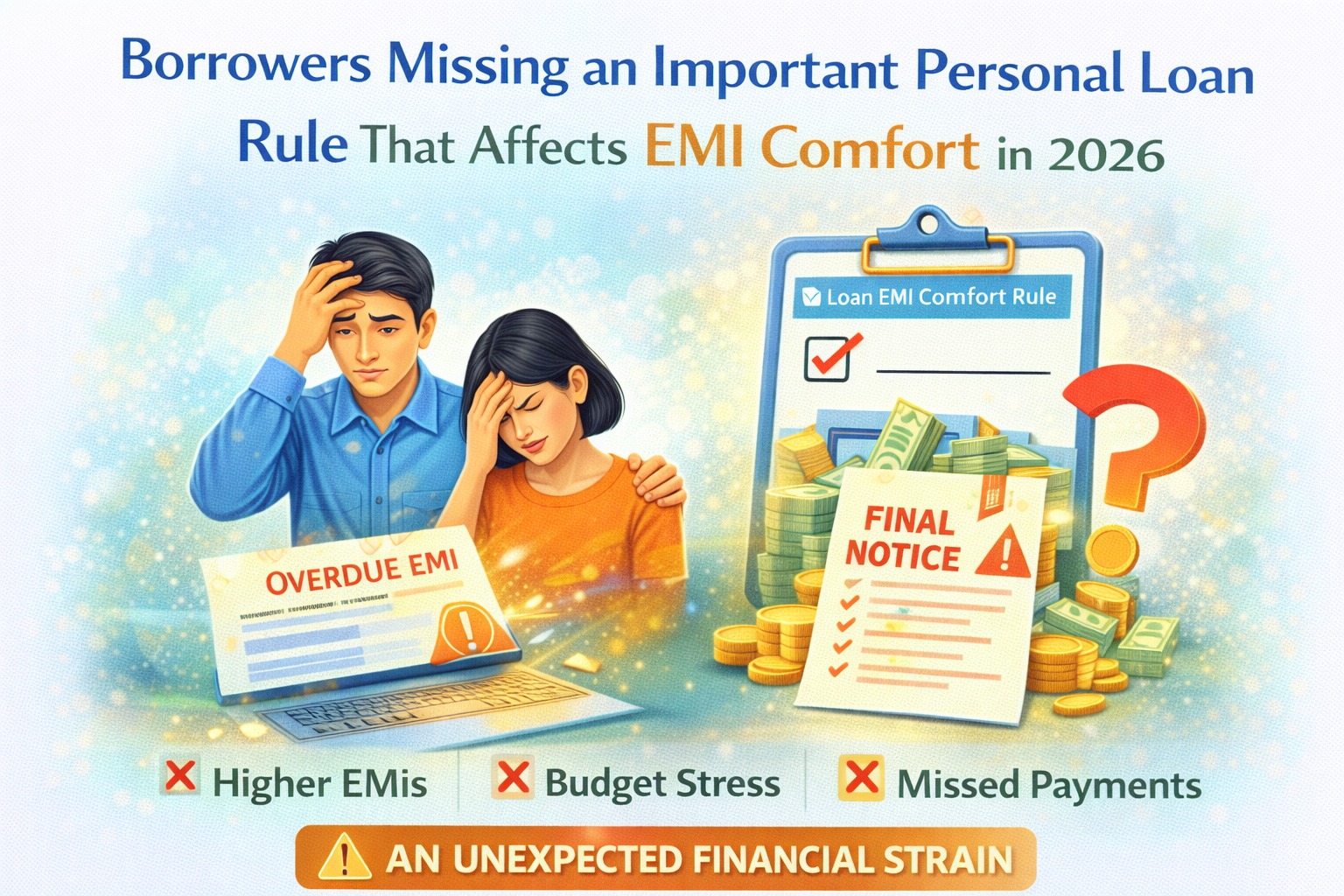 Borrowers missing an important personal loan rule that affects EMI comfort in 2026