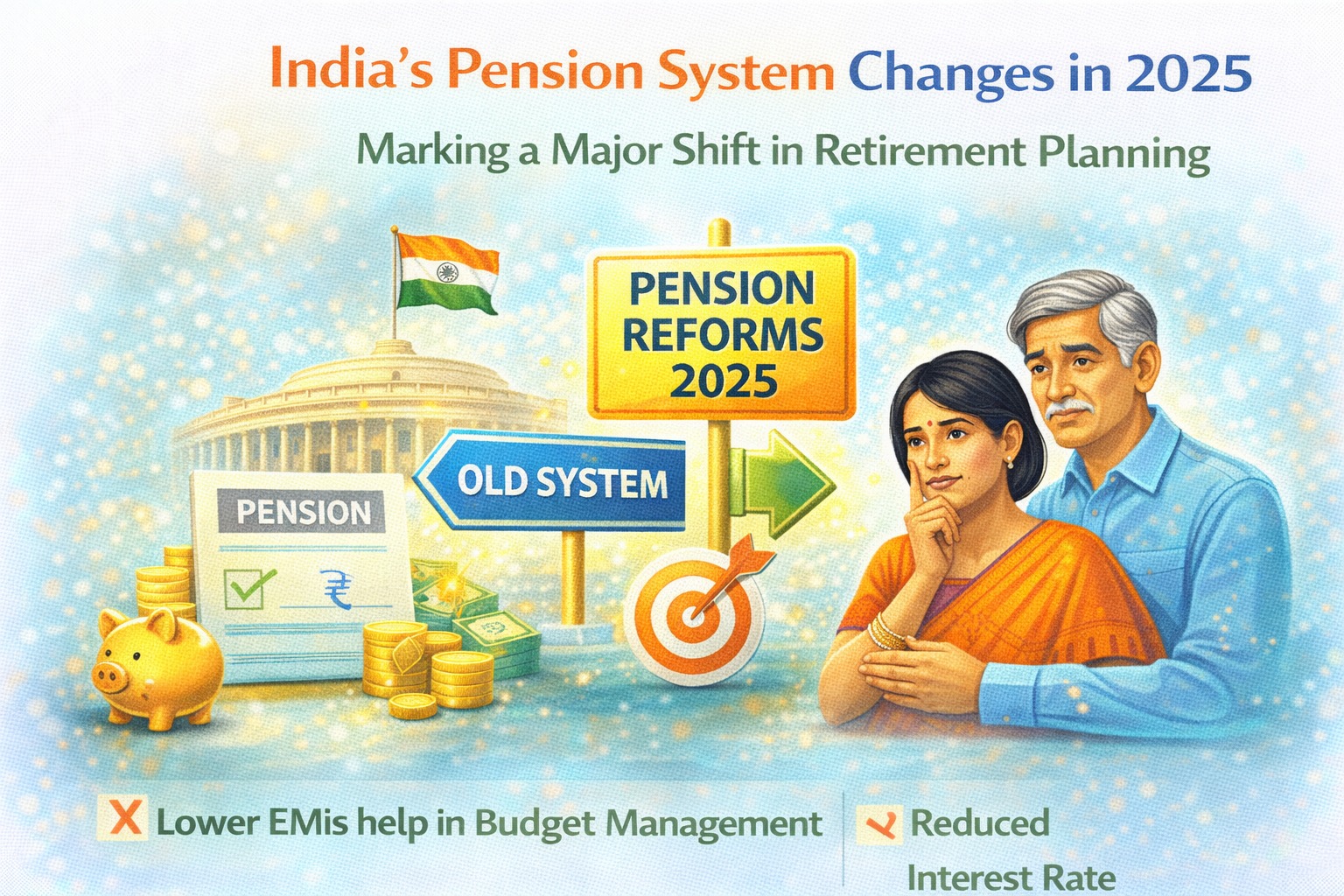 India’s pension system changes in 2025 marking a major shift in retirement planning