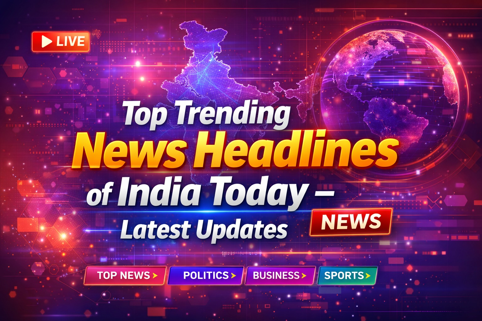 Top Trending News Headlines of India Today – Latest Updates