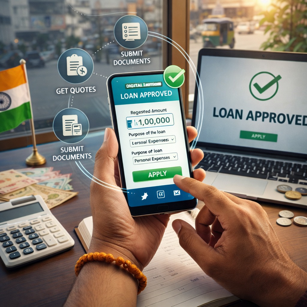 Digital loan planning and approval process in India