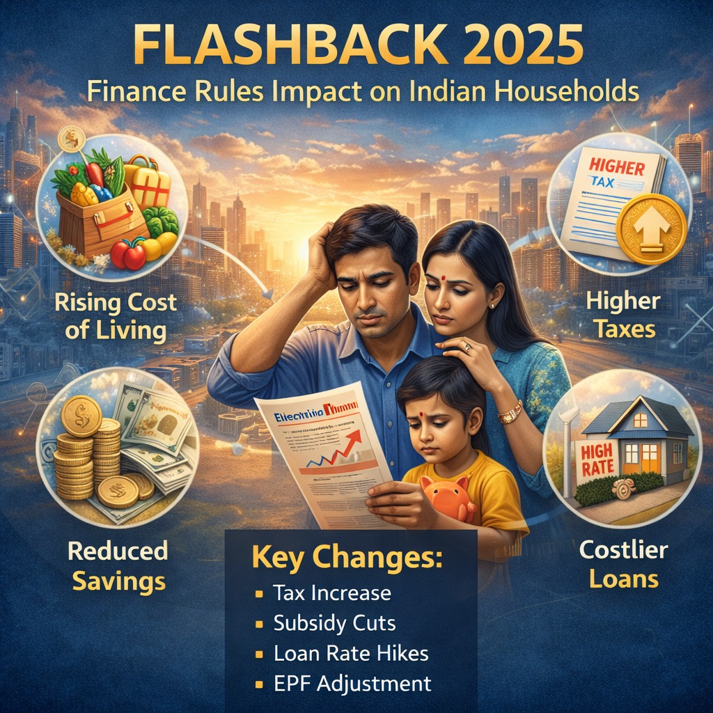 Flashback 2025 finance rules impact on Indian households