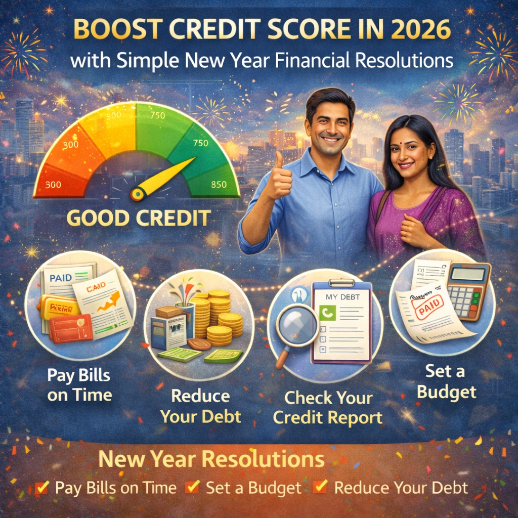 Boost credit score in 2026 with simple New Year financial resolutions