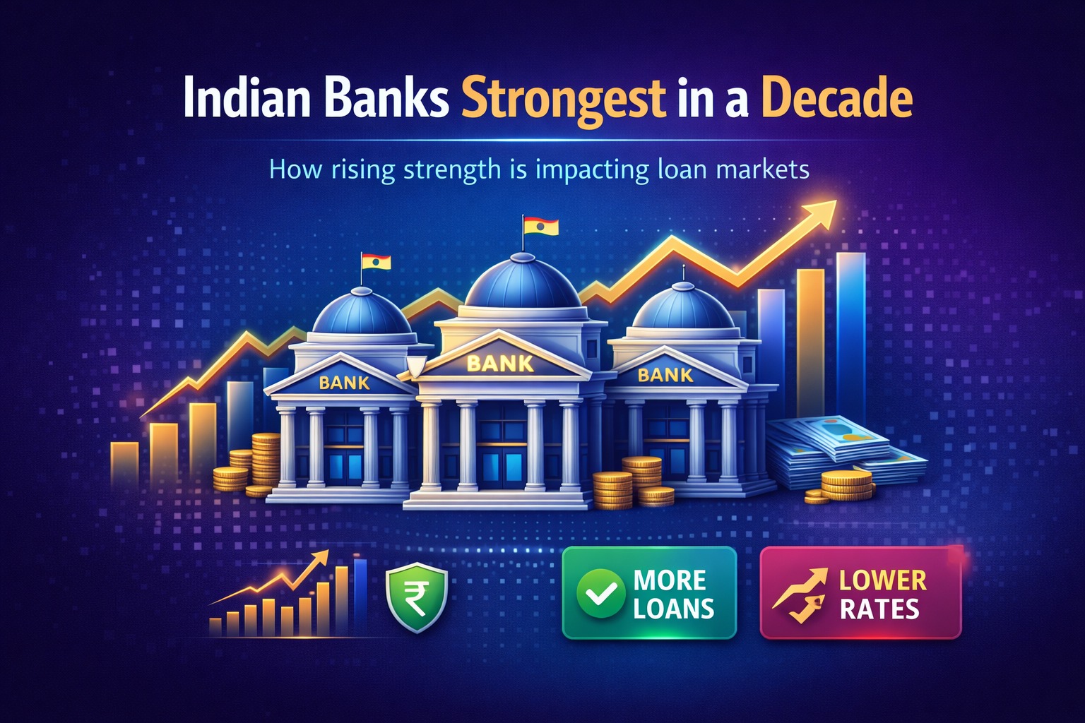 Indian banks strongest in a decade impacting loan markets