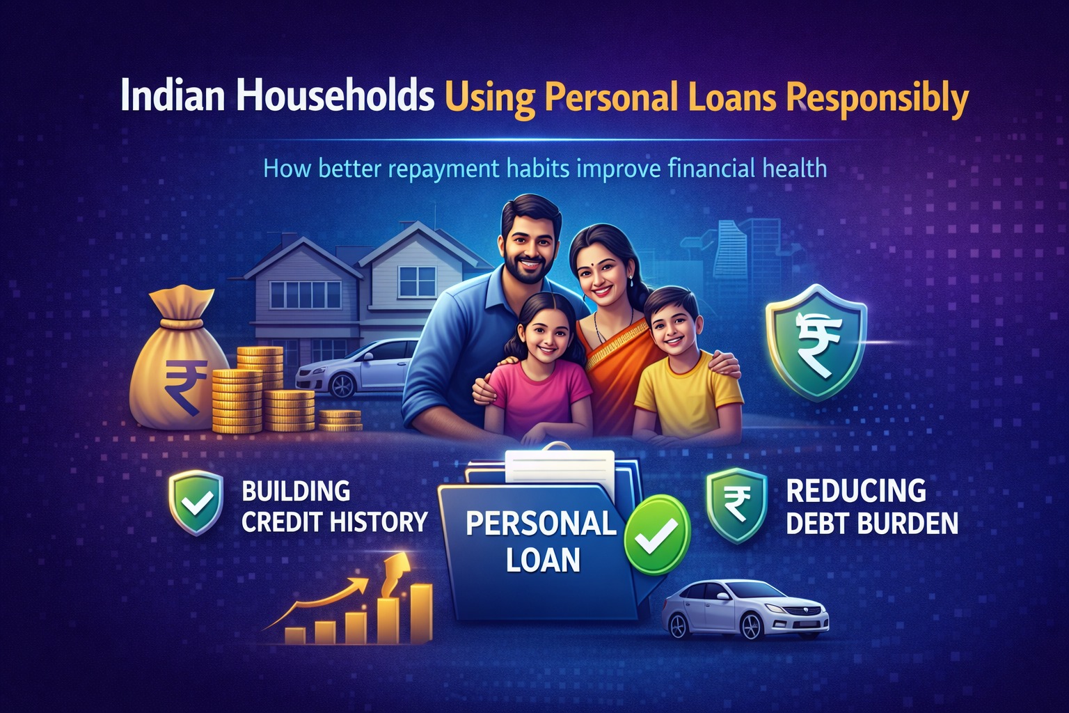 Indian households using personal loans responsibly