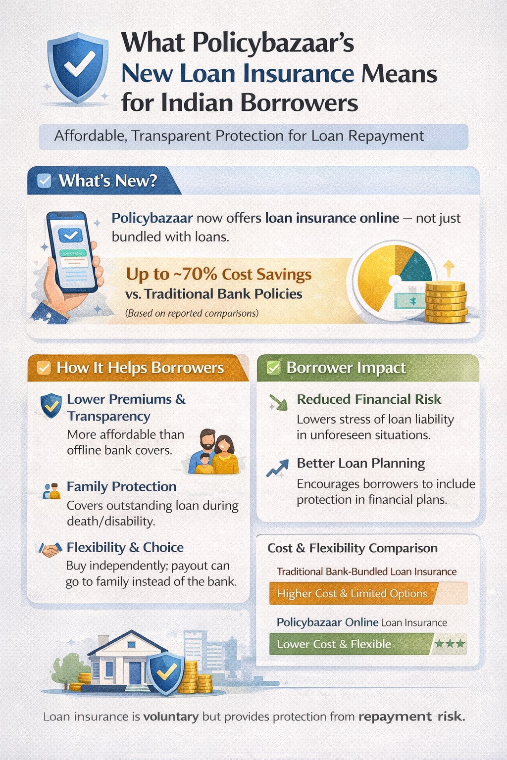 Policybazaar’s new loan insurance offering and its impact on Indian borrowers
