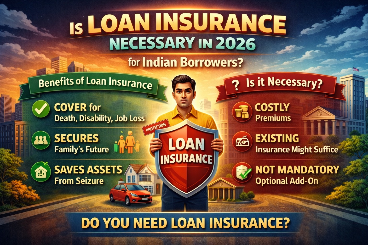Is loan insurance necessary in 2026 for Indian borrowers